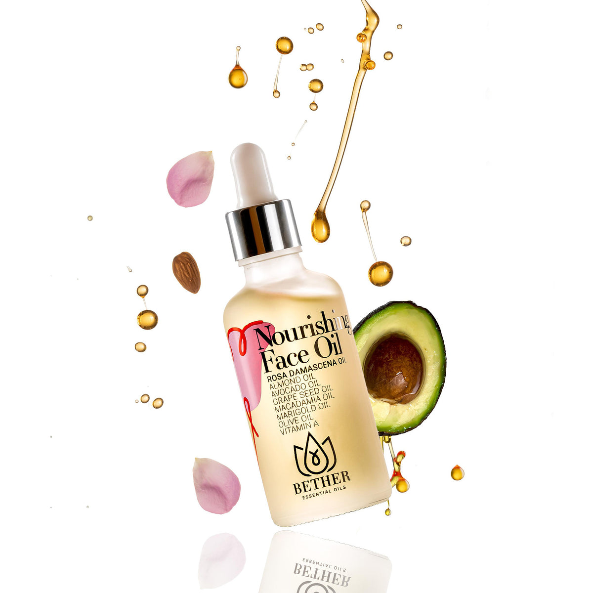 Bether Подхранващ серум за лице (Rosa Damascena), 50 ml