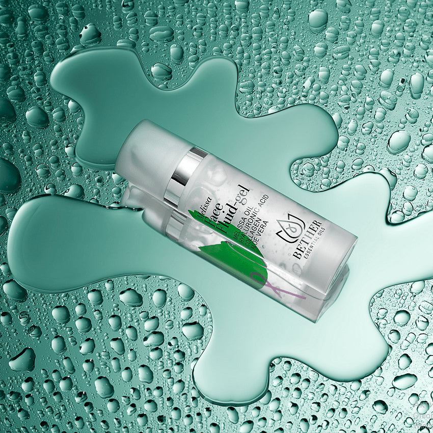 Хидратиращ флуид-гел за лице с маточина, хиалурон и колаген