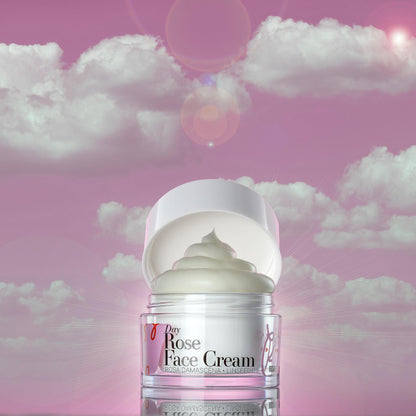Хидратиращ дневен крем за лице с роза