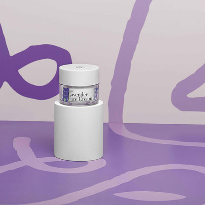 Успокояващ нощен крем за лице с лавандула